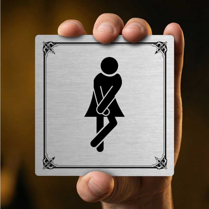 WC ženy, 100x100mm, pergamen, Utah